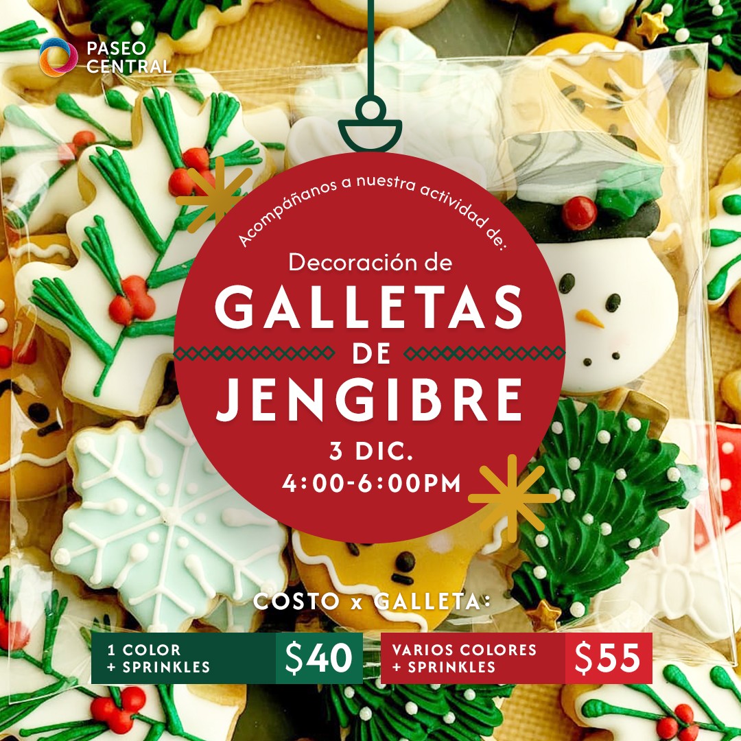 DECORACIÓN DE GALLETAS DE JENGIBRE