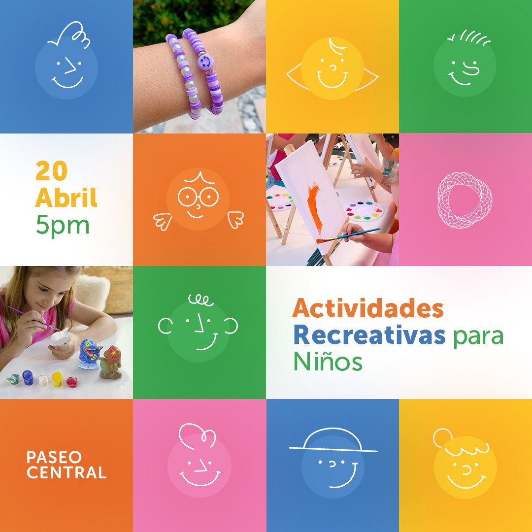Manualidades para niños en Paseo Central