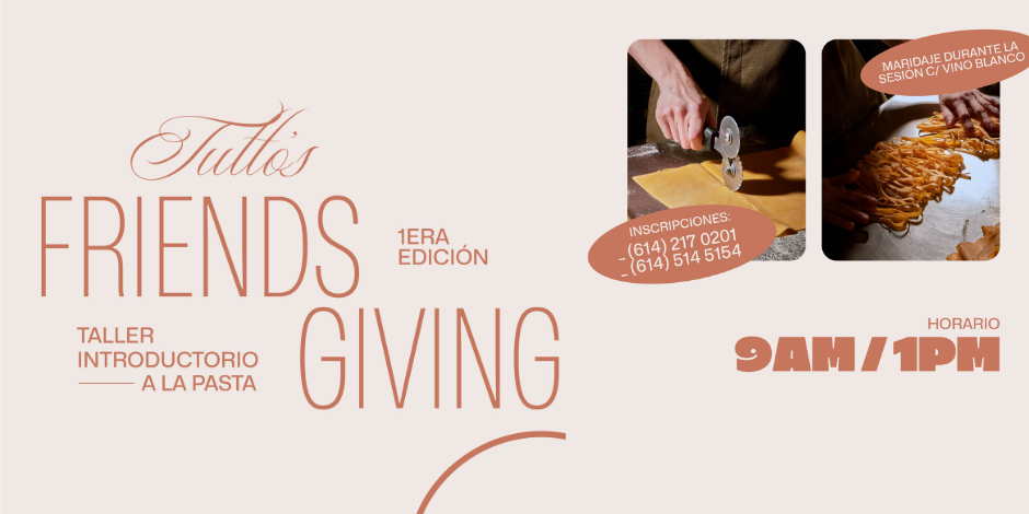 TUTTO'S FRIENDS GIVING