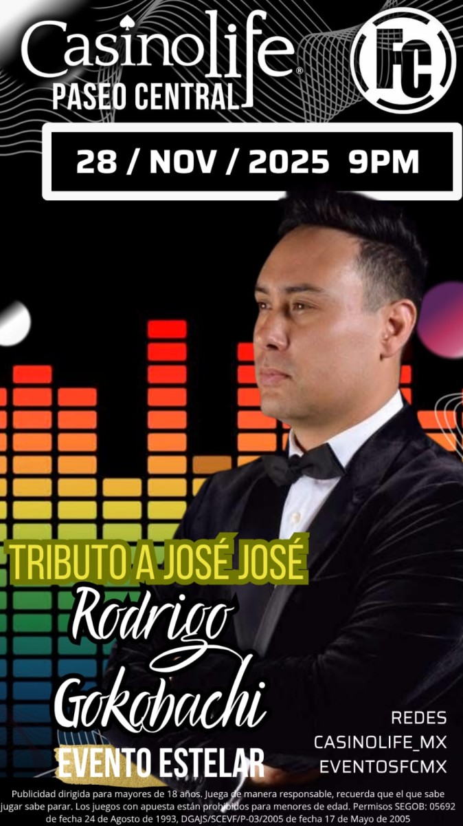 TRIBUTO A JOSÉ JOSÉ EN CASINO LIFE