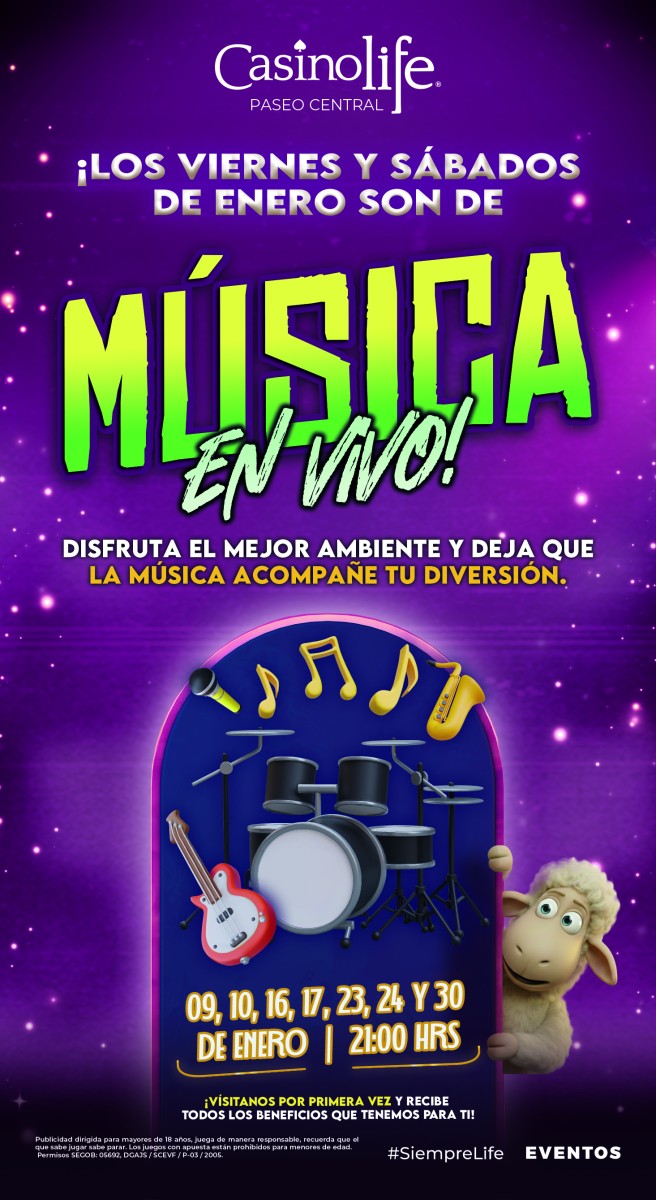 ¡MÚSICA EN VIVO PARA BAILAR! - CASINO LIFE