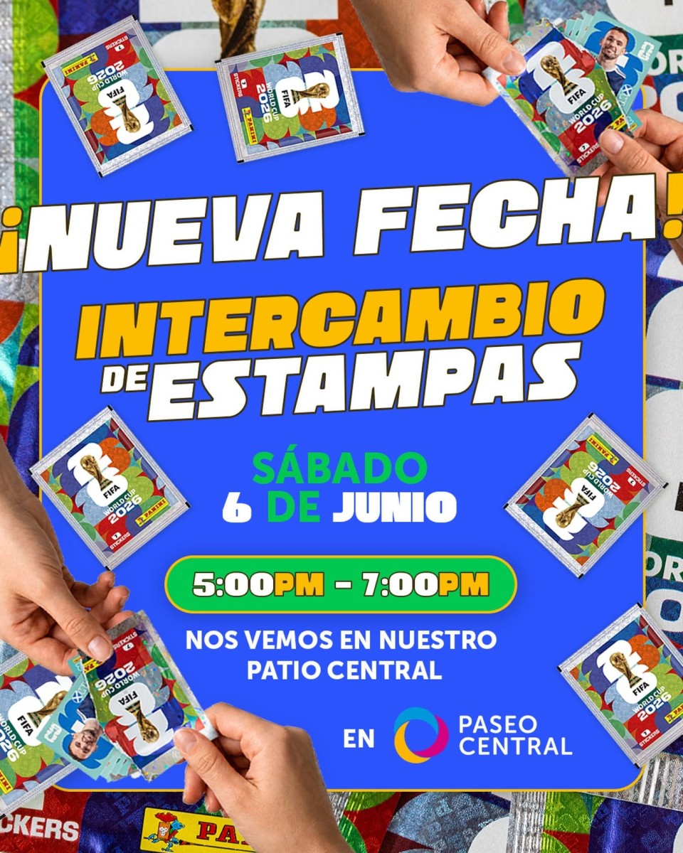 NUEVA FECHA DE INTERCAMBIO DE ESTAMPAS MUNDIALISTAS