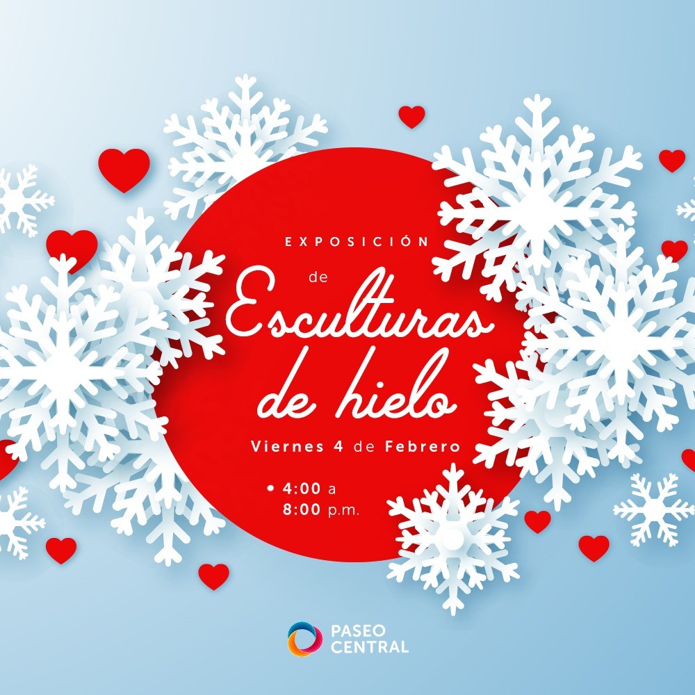 Emociónate con las Esculturas de Hielo en Paseo Central