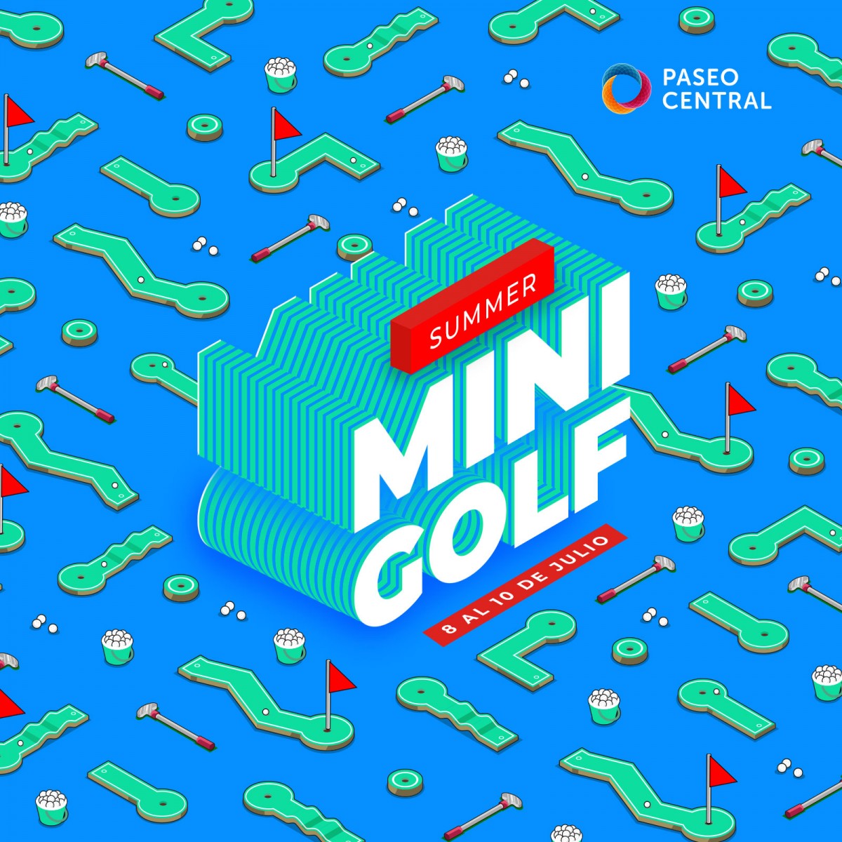 DISFRUTA DEL MINI GOLF EN PASEO CENTRAL